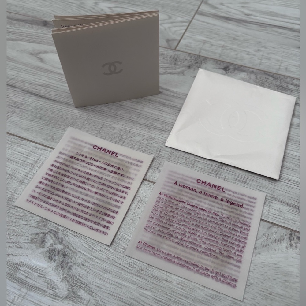 Authentic Chanel Logo Envelope with Enclosed Pamphlets ~From a non-smoking home🤍